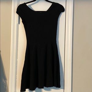 Black cotton dress